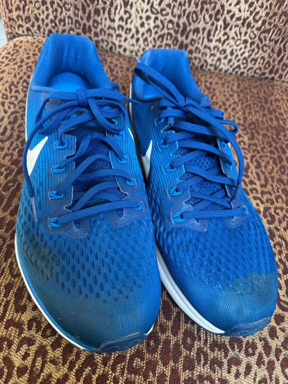 EUC Mens Nike Air Zoom Pegasus 34 Game Royal Blue Sneaker Shoes Size 11.5 - Picture 4 of 8